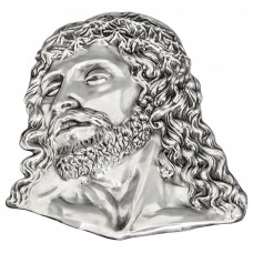 Plachetă din argint cu basorelief Isus Hristos  | atelier florentin cca.1945 Plachetă din argint cu basorelief Isus Hristos  | atelier florentin cca.1945
