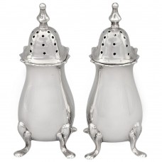 Pereche de solnițe din argint sterling de perioadă edwardiană | atelier E.S. Barnsley & Co Ltd. - Birmingham anul 1910 Pereche de solnițe din argint sterling de perioadă edwardiană | atelier E.S. Barnsley & Co Ltd. - Birmingham anul 1910