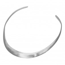 Colier choker modernist din argint texturat | preloved  cca. 1990 - 2000 Colier choker modernist din argint texturat | preloved  cca. 1990 - 2000