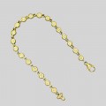 Brățară vintage din aur galben 14k decorată diamante naturale 0.85 ct 