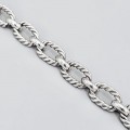 Brațară statement chainmaille din argint torsadat | atelier Mabina anii 2020