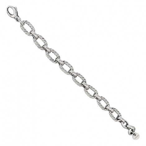 Brațară statement chainmaille din argint torsadat | atelier Mabina anii 2020
