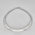 Elegant colier choker mesh din argint | new old stock cca. 1970 - 1980