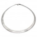 Elegant colier choker mesh din argint | new old stock cca. 1970 - 1980