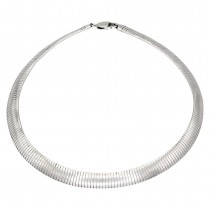 Elegant colier choker mesh din argint | new old stock cca. 1970 - 1980