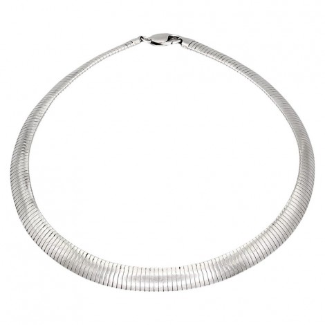 Elegant colier choker mesh din argint | new old stock cca. 1970 - 1980