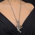 Colier statement cu pandant " Skeleton Hand " din argint 925 | Bikers Collection 2025