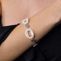 Brățară din argint și sidef natural chatoiant | design contemporan | atelier Riva - Italia