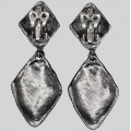 Cercei dangle retromoderniști Yves Saint Laurent | New Old Stock | Franța cca. 1985