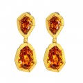 Cercei dangle RunWay Yves Saint Laurent | Retro Statement | Franța cca.1985