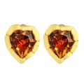 Cercei clipsuri retro Yves Saint Laurent | oțel placat cu aur galben | cristale Swarovski | cca.1985