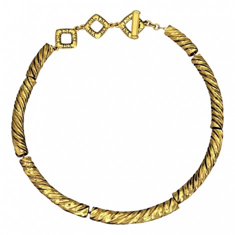Colier choker Yves Saint Laurent | New Old Stock | Franța cca. 1985