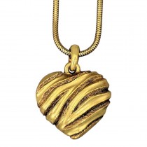 Colier Yves Saint Laurent cu pandant Valentine | New Od Stock | Franța cca.1985