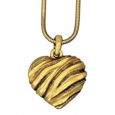 Colier Yves Saint Laurent cu pandant Valentine | New Od Stock | Franța cca.1985
