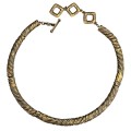 Colier choker retromodernist Yves Saint Laurent | New Old Stock | Franța cca. 1985