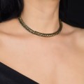 Colier choker retromodernist Yves Saint Laurent | New Old Stock | Franța cca. 1985