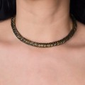 Colier choker retromodernist Yves Saint Laurent | New Old Stock | Franța cca. 1985