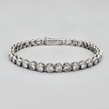 Brățară tennis din argint decorată cu cristale cubic zirconia | atelier Tchibo 