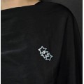 Broșă Yves Saint Laurent | YSL Stars | palladium finish & cristale Swarovski | New Old Stock | Franța anii '80