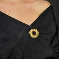 Broșă retromodernistă Yves Saint Laurent | New Old Stock | Franța cca. 1985