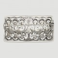 Broșă statement autentică Art Deco din argint & incrustații de marcasite | atelier Heinz Kovehler & C. | Milano cca.1938 - 1944