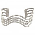 Brățară cuff design contemporan manufacturată în argint | preloved 2020