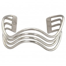 Brățară cuff design contemporan manufacturată în argint | preloved 2020