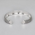 Brățară cuff etnică balineză manufacturată în argint 925 | model unisex
