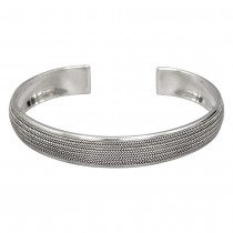 Brățară cuff etnică balineză manufacturată în argint 925 | model unisex