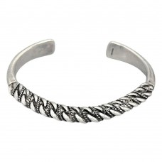 Brățară cuff americană unisex manufacturată în argint masiv | atelier New Orleans Silversmith cca. 1950 Brățară cuff americană unisex manufacturată în argint masiv | atelier New Orleans Silversmith cca. 1950