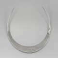 Colier choker modernist mexican manufacturat în argint 925 | cca. 1997