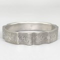 Brățară bangle autentică Art Deco manufacturată în argint | cca. 1930 - 1940