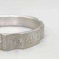 Brățară bangle autentică Art Deco manufacturată în argint | cca. 1930 - 1940