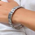 Brățară bangle autentică Art Deco manufacturată în argint | cca. 1930 - 1940