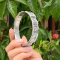 Brățară bangle autentică Art Deco manufacturată în argint | cca. 1930 - 1940