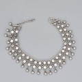 Brățară etnică indiană de picior din argint 925  | anklet | India 