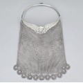 Poșetă Art Deco din argint decorată cu acvile ornamentate prin gravare manuală | cca.1920 - 1930