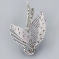 Broșă autentică Art Deco din argint & incrustații de marcasite | atelier Theodor Fahrner cca. 1920 -1930