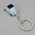 Breloc din argint cu miniatură Fiat 500 din argint emailat | atelier Arezzo - Alunno e Stendardi