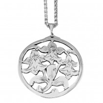 Colier din argint accesorizat cu un vechi pandant Art Nouveau  | cca. 1915