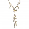 Colier statement lavalier tassel drop din argint 925 | preloved anii 2000