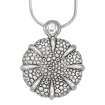 Colier din argint cu un remarcabil pandant statement modernist de inspirație fosilă marină | Olanda cca. 1990 - 2000