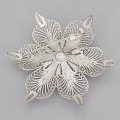 Broșă statement din argint filigranat  | cca. 1960 - 1970