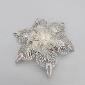 Broșă statement din argint filigranat  | cca. 1960 - 1970