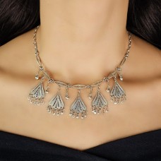 Rafinat colier etnic turco - balcanic manufacturat în argint filigranat | cca. 1970