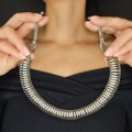 Colier choker etnic indian din argint | Rajasthan | new old stock