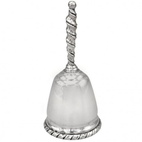 Clopoțel din argint masiv în stil neobaroque | atelier Petruzzi e Branca di Petruzzi Antonio Cesare cca.1945