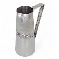 Carafă modernistă manufacturată în argint martelat | atelier Brandimarte Guscelli cca. 1970