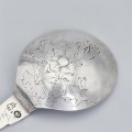 Lingură ceremonială scandinavă din argint, datată 1744 | atelier Copenhaga - Danemarca - 1/2  sec. XVIII