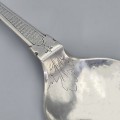 Lingură ceremonială scandinavă din argint, datată 1744 | atelier Copenhaga - Danemarca - 1/2  sec. XVIII
